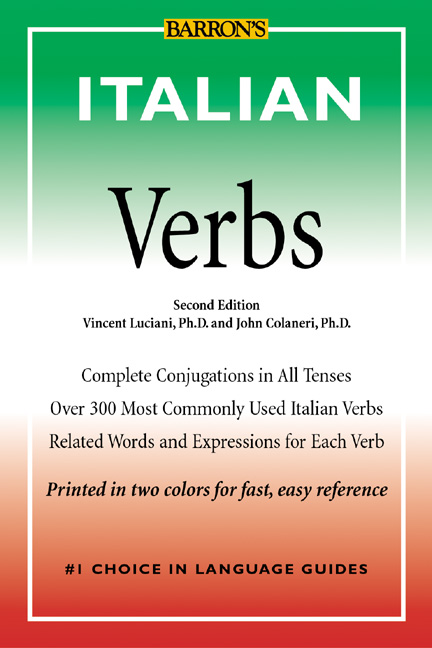 Verb book. Italian verbs. 100 Italian verbs. Barron's Spanish verbs купить Озон.